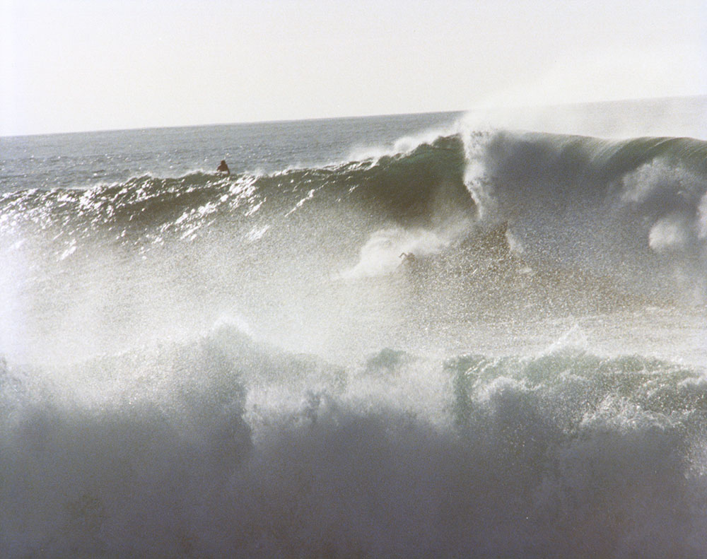 Waimea Bay Point Break Surfer 1979 Photo Lee Schondorf