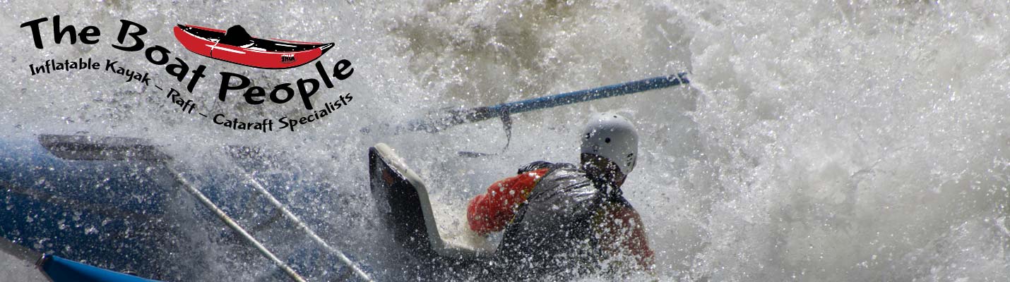 Whitewater Cataraft Caught in Hole!