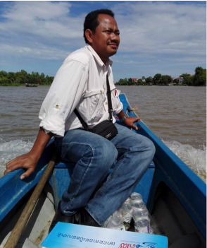 Vouth Veurn is the Tonle Sap River Cambodia Waterkeeper